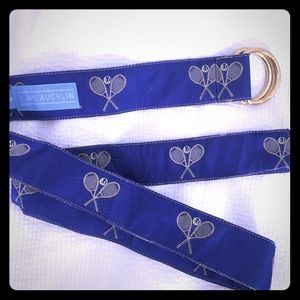 J. McLaughlin Sz. M tennis ribbon “D-ring belt”